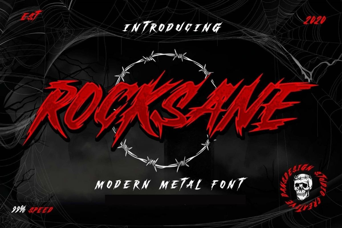 Rocksane Font Poster 1