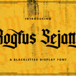 Rogfus Sejatty Font Poster 3
