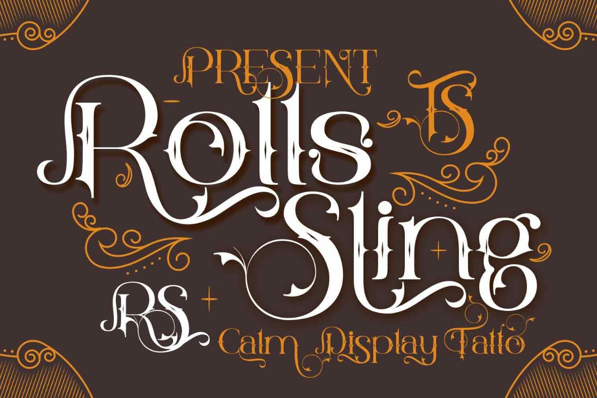 Rolls Sling Font