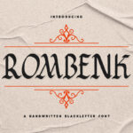 Rombenk Font Poster 3