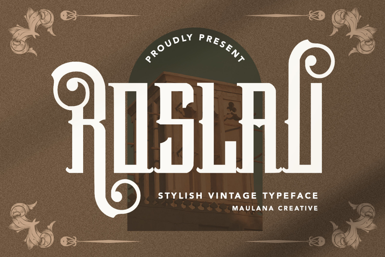 Roslav Font Poster 1