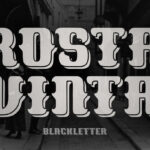 Rosta Vinta Font Poster 3