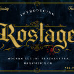 Rostage Font Poster 3