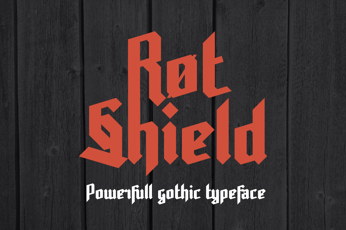 Rot Shield Font