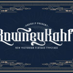 Rowney Kahfi Font Poster 3