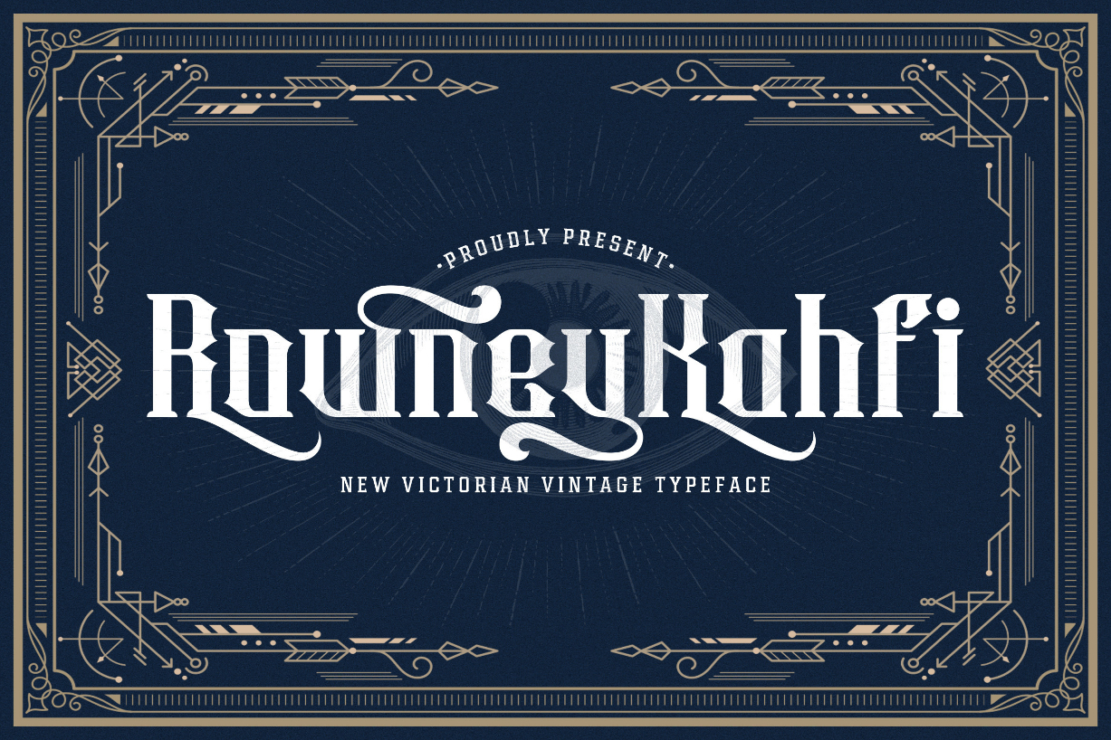 Rowney Kahfi Font Poster 1
