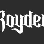 Royden Font Poster 3