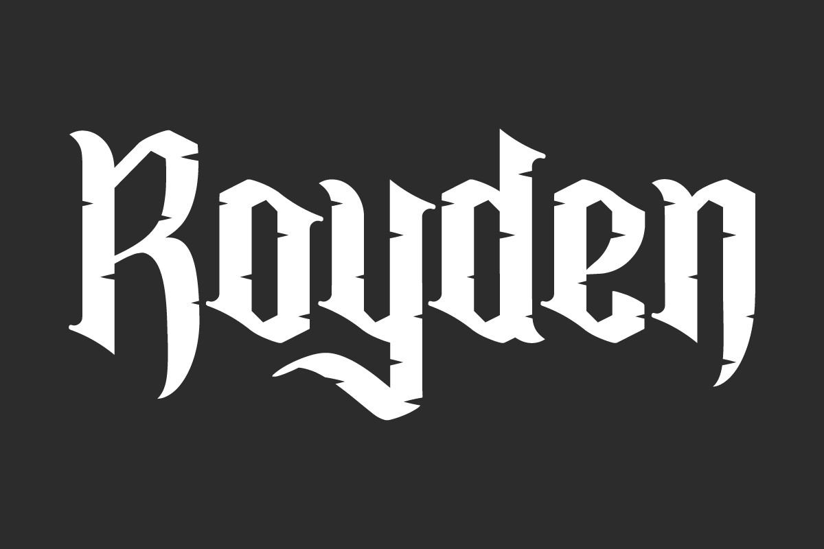 Royden Font Poster 1