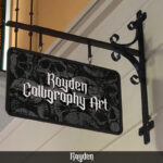 Royden Font Poster 10