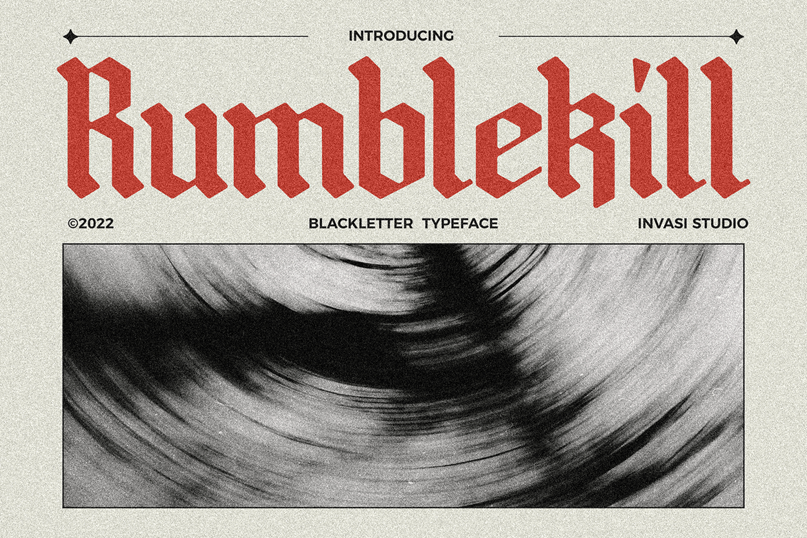 Rumblekill Font Poster 1
