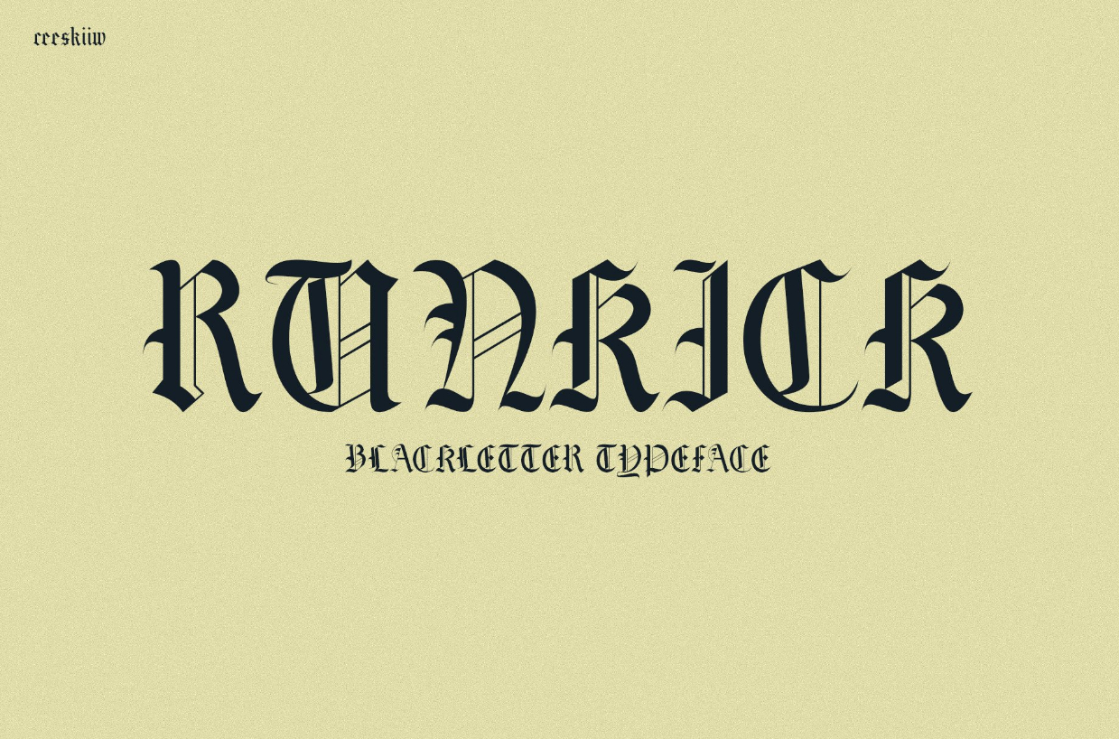 Runkick Font