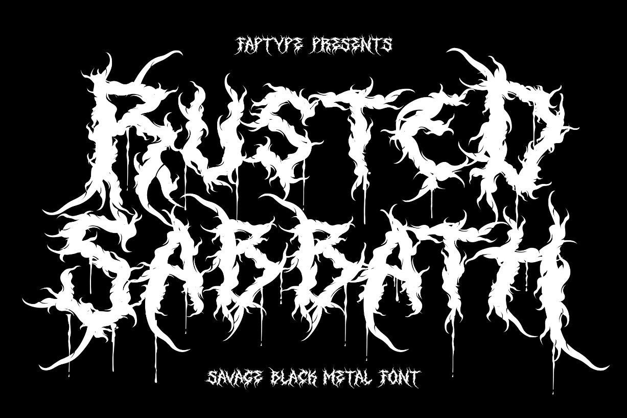 Rusted Sabbath Font