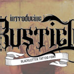 Rusticle Font Poster 3