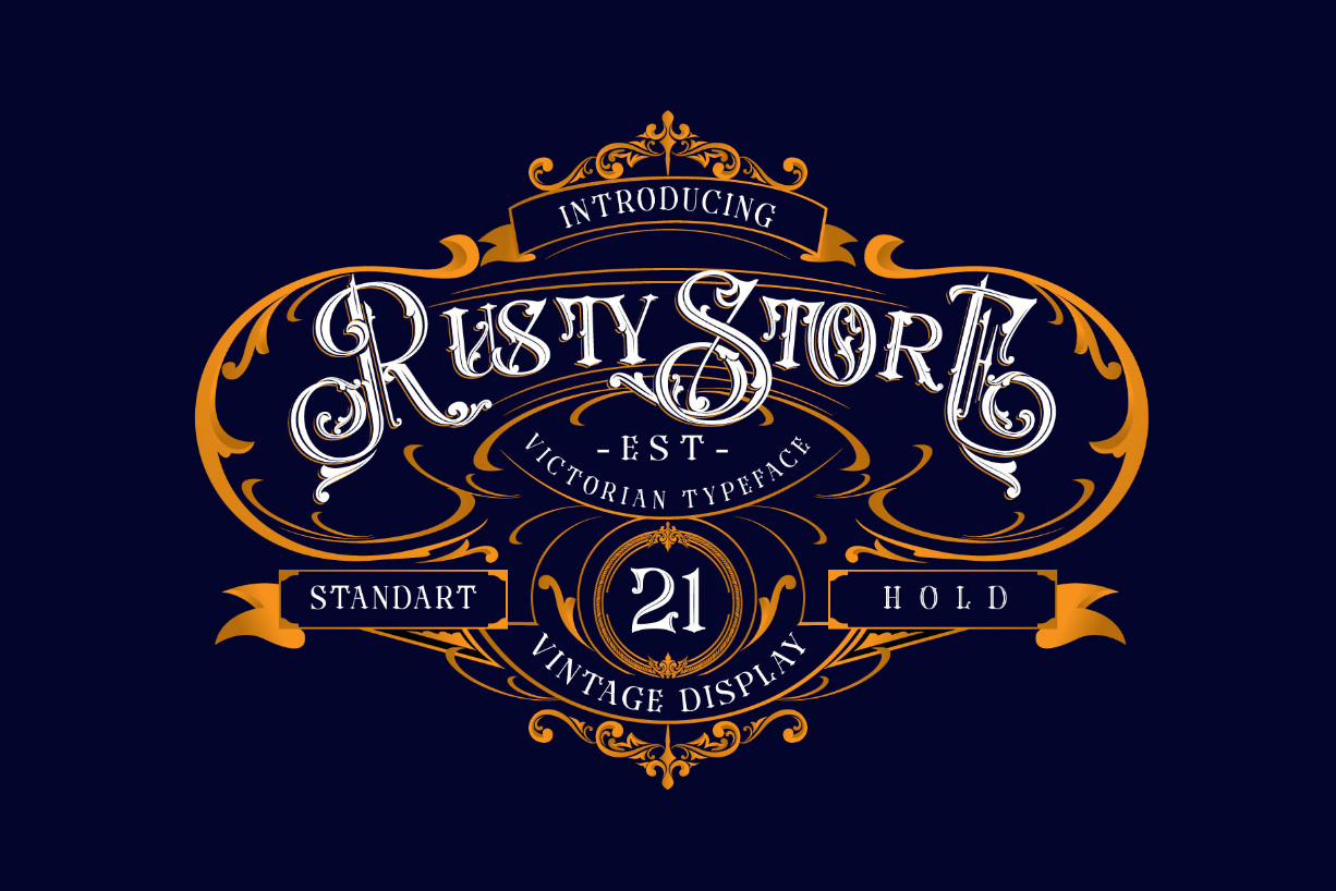 Rusty Store Font