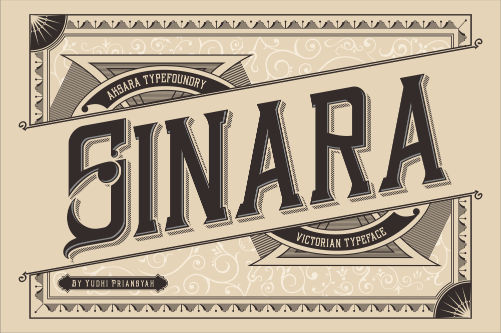SINARA Font Poster 1