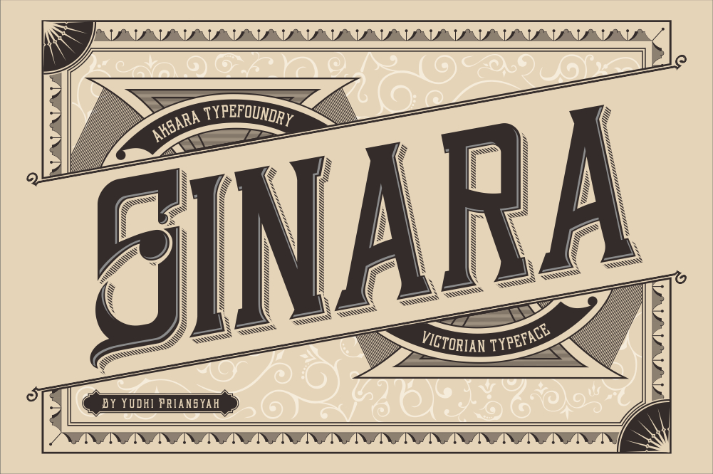 SINARA Font Poster 1