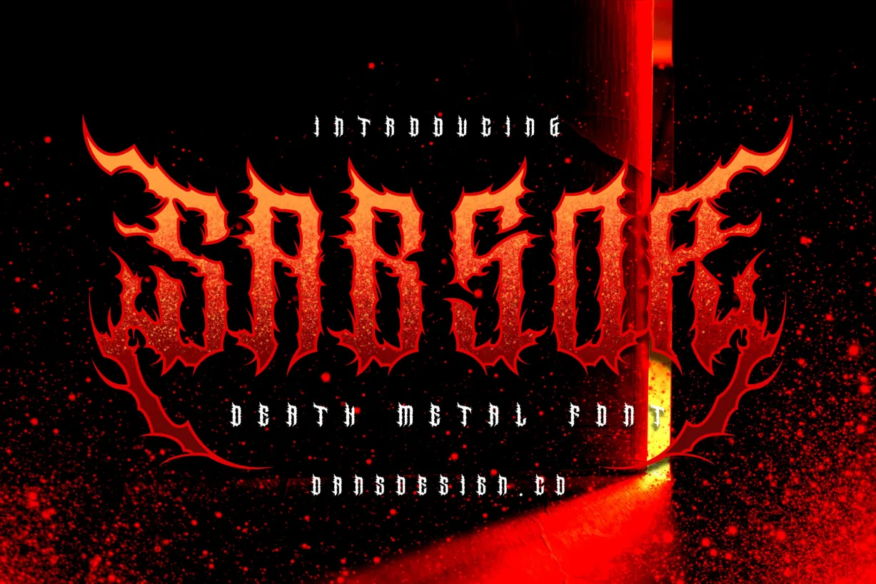 Sabsor Font Sabsor Font Poster 1