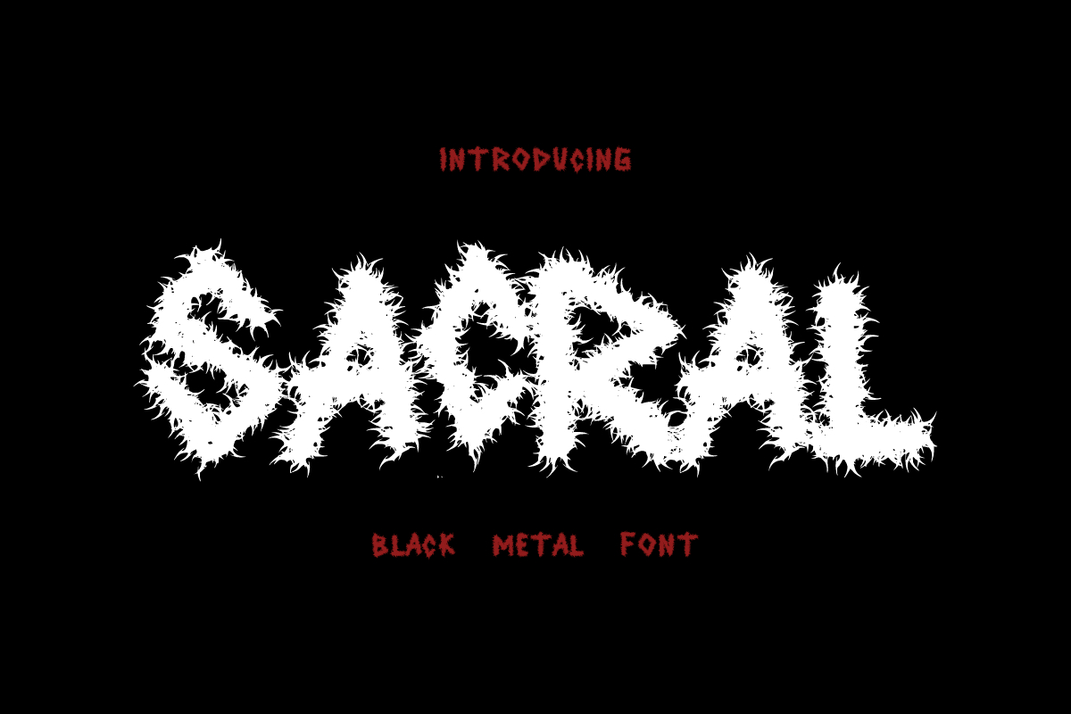 Sacral Font Poster 1