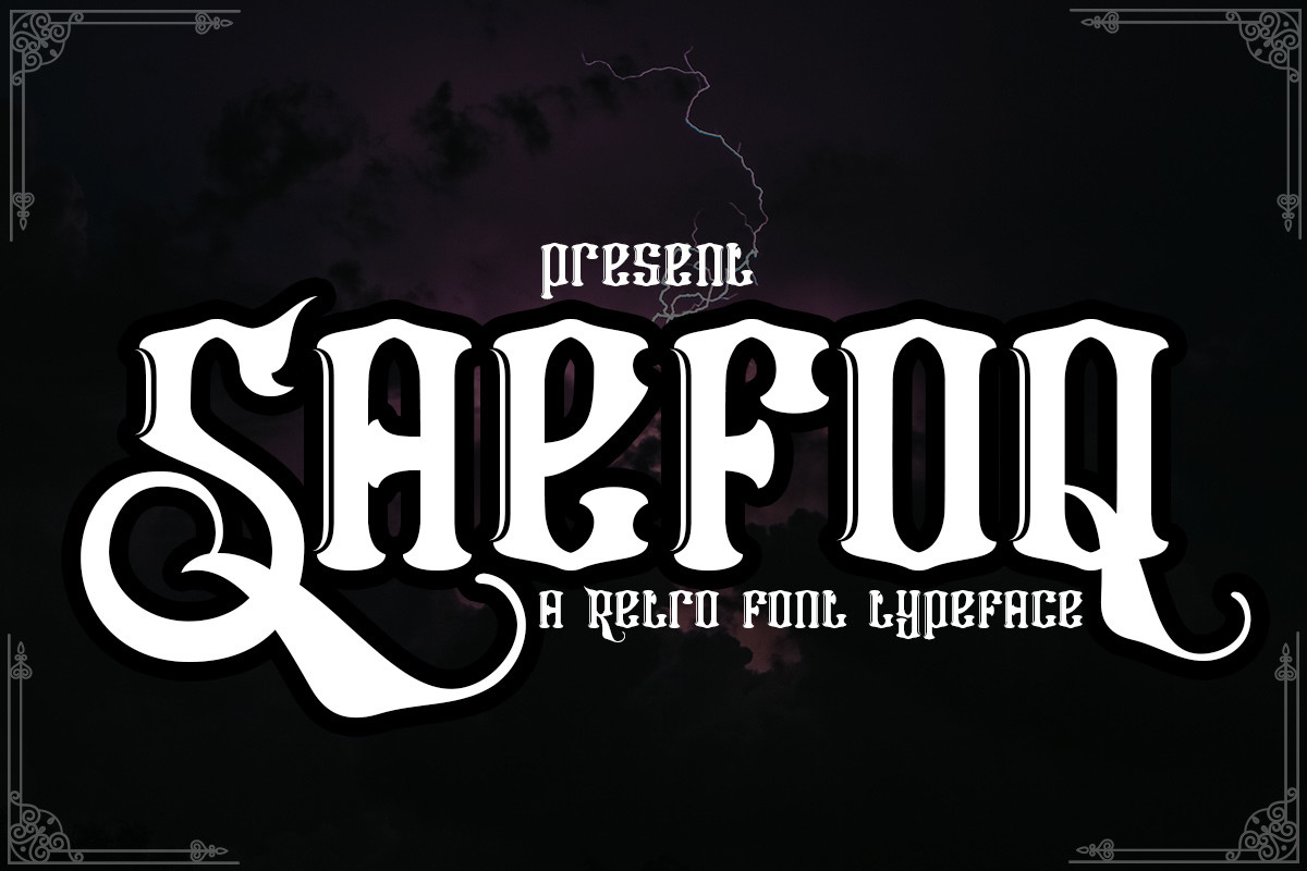 Saefoq Font Poster 1