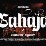 Sahaja Font Poster 3