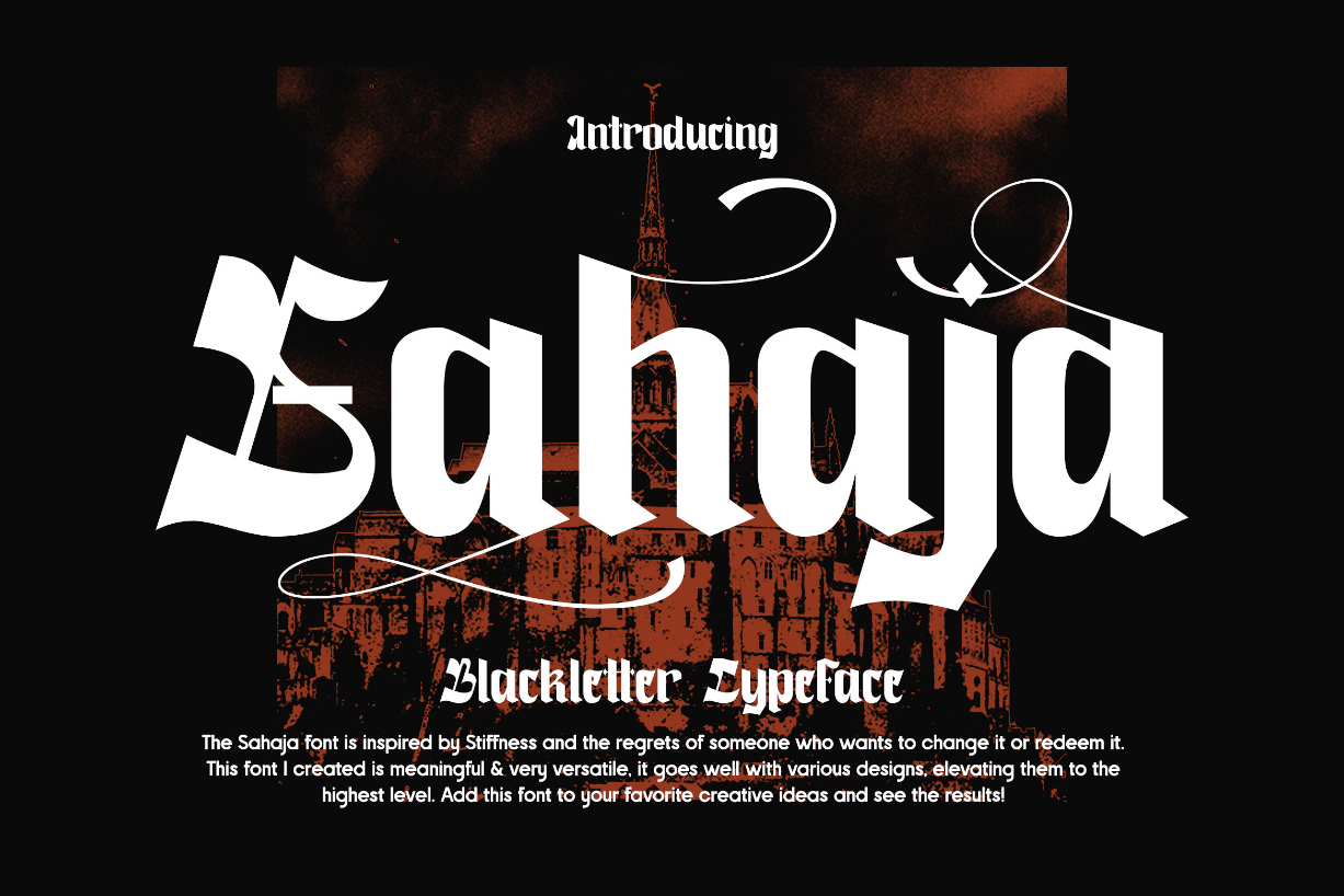 Sahaja Font Poster 1