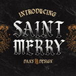 Saint Merry Font Poster 3
