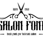 Salon Font Poster 1