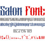 Salon Font Poster 5