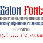 Salon Font Poster 5
