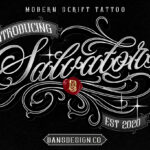 Salvators Font Poster 3