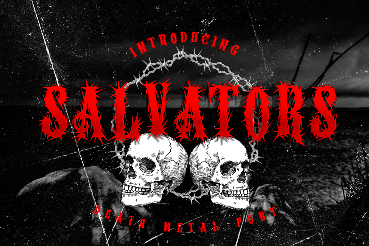 Salvators Font Poster 1