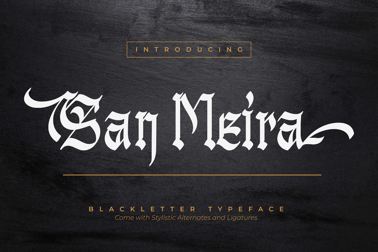 San Meira Font Poster 1