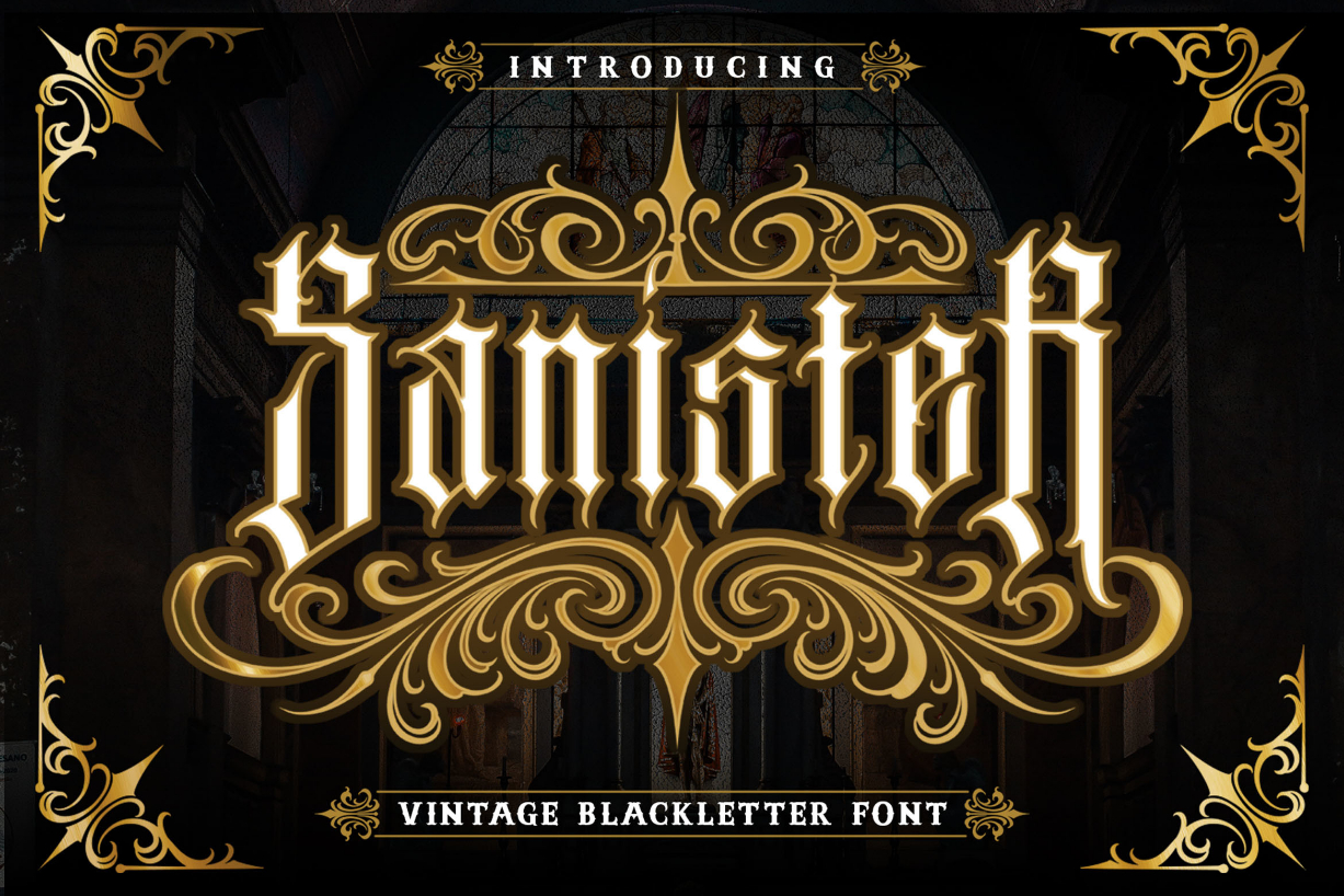 Sanister Font Poster 1