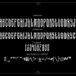 Sauronking Font Poster 8