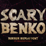 Scary Benko Font Poster 3