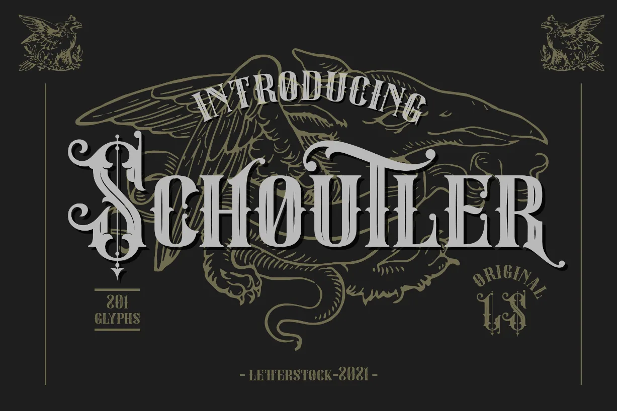 Schoutler Font Schoutler Font Poster 1