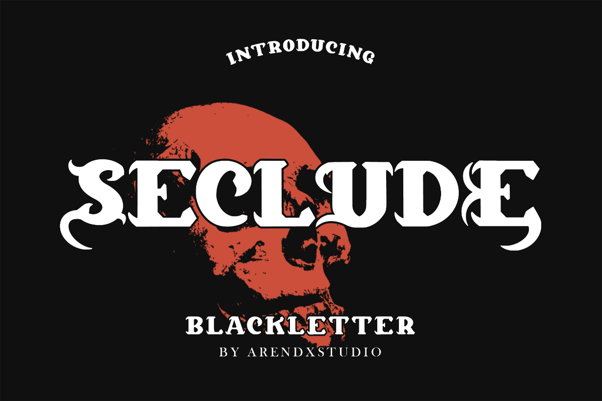 Seclude Font Poster 1