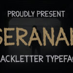 Seranah Font Poster 3