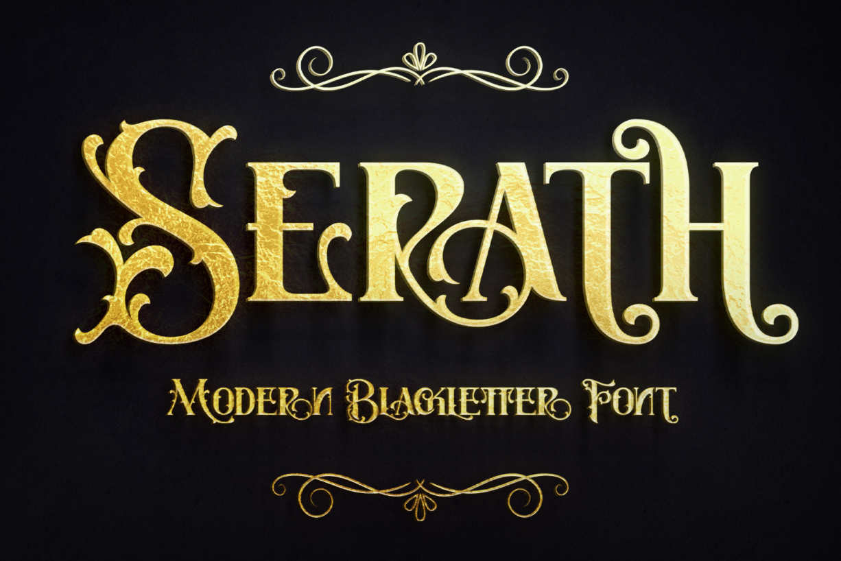 Serath Font Poster 1