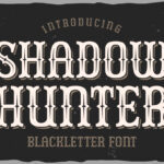 Shadow Hunter Font Poster 1