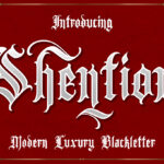 Shention Font Poster 3