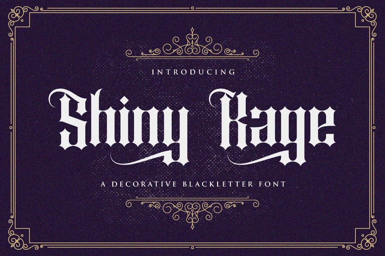 Shiny Kage Font Poster 1