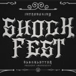 Shock Fest Font Poster 3