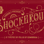 Shockerous Font Poster 3