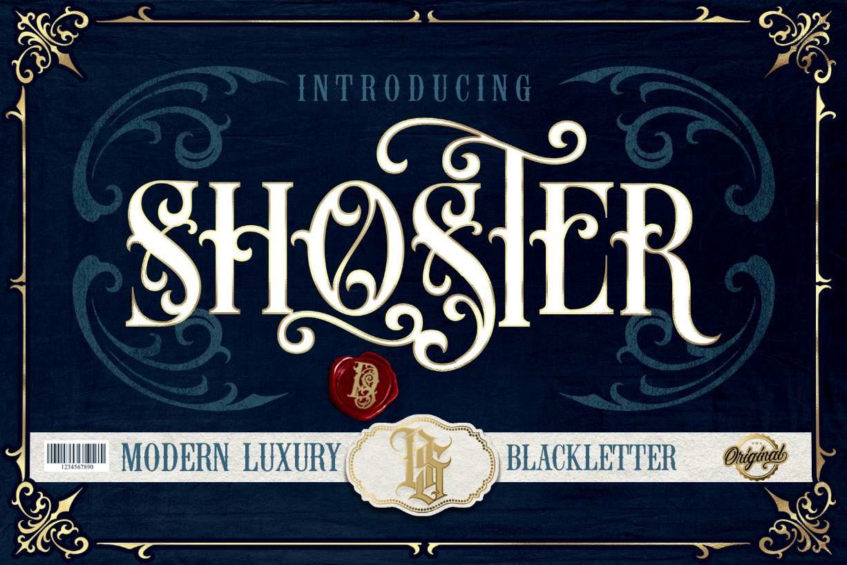 Shoster Font Poster 1