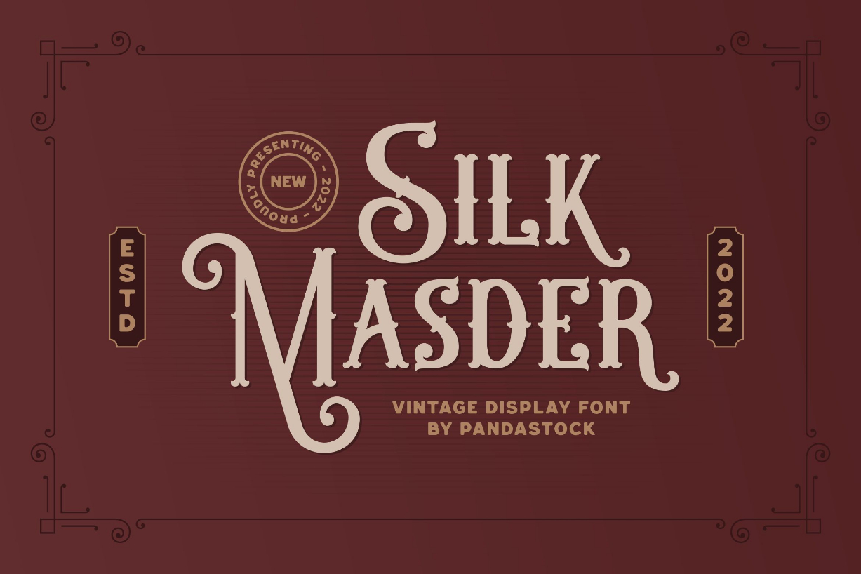 Silk Masder Font Poster 1