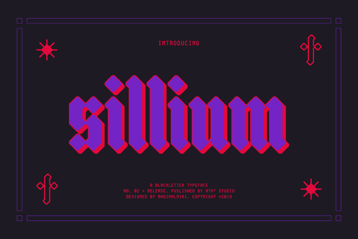 Sillium Font Poster 1