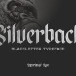 Silverback Font Poster 3