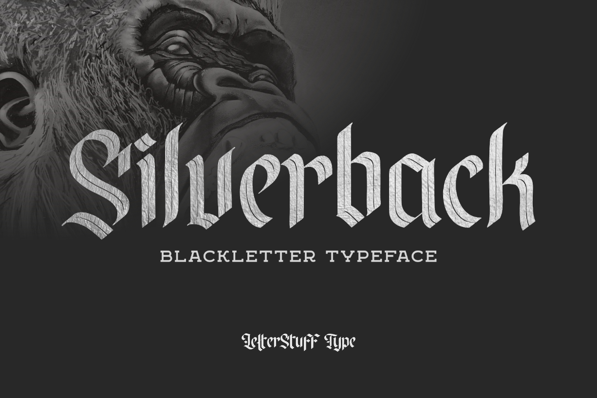 Silverback Font Poster 1