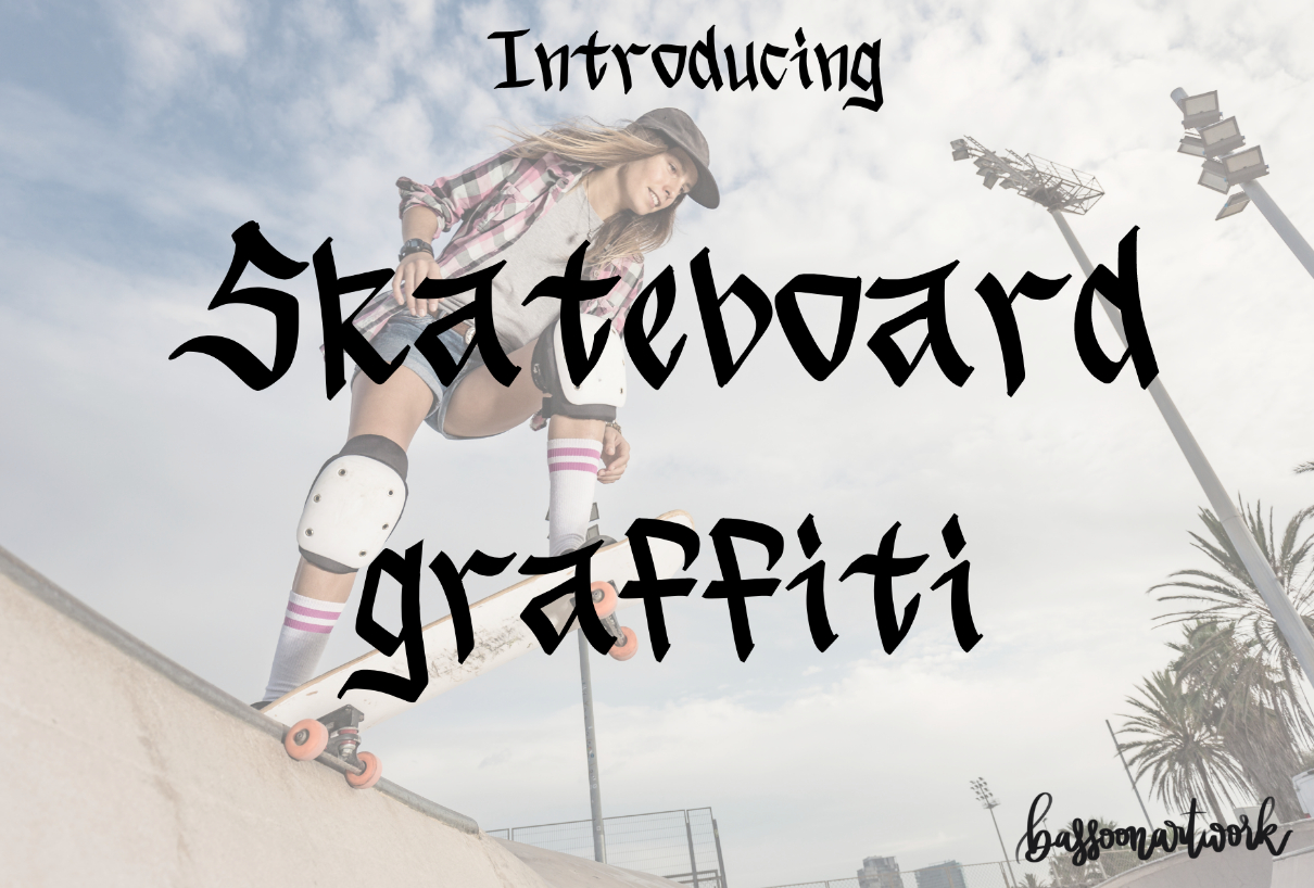 Skateboard Graffiti Font